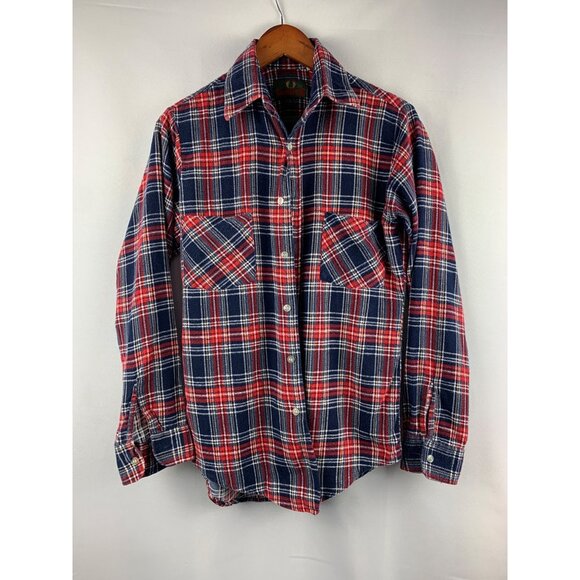 Timber Topper Women’s Plaid Button-Up Flannel Shirt Size S - Picture 1 of 8